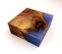 Walnut Epoxy Resin Coasters (set of 4)