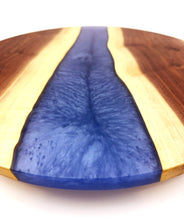 Walnut Epoxy Resin River Lazy Susan