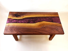 Walnut Epoxy Resin River Coffee Table
