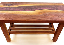 Walnut Epoxy Resin River Coffee Table