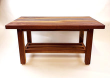 Walnut Epoxy Resin River Coffee Table