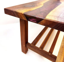 Walnut Epoxy Resin River Coffee Table
