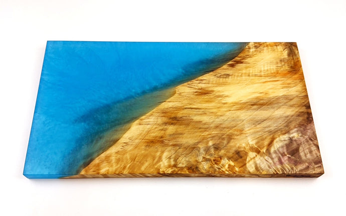 Norway Maple Epoxy Resin Charcuterie Board