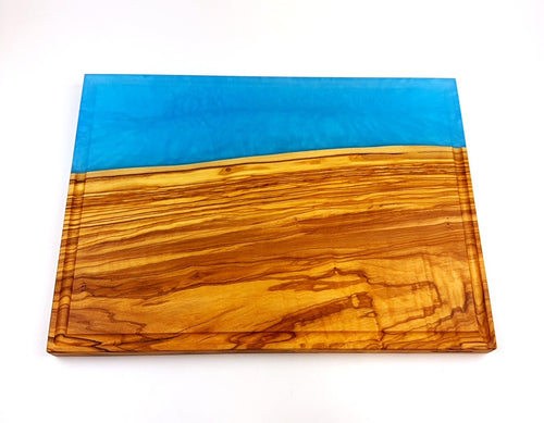Olivewood Epoxy Resin Cutting Board