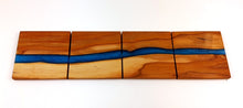 Applewood Epoxy Resin River Coasters (set of 4)