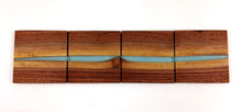 Walnut Epoxy Resin River Coasters (set of 4)