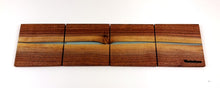 Walnut Epoxy Resin River Coasters (set of 4)