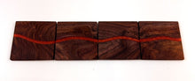 Walnut Epoxy Resin River Coasters (set of 4)