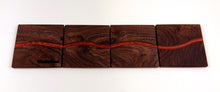 Walnut Epoxy Resin River Coasters (set of 4)