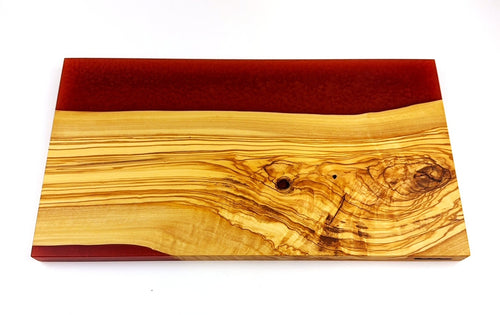 Olivewood Epoxy Resin Charcuterie Board