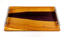 Olivewood Epoxy Resin River Serving Tray