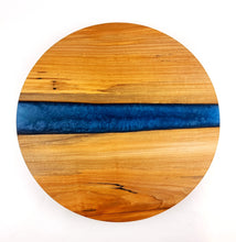 Norway Maple Epoxy Resin River Lazy Susan