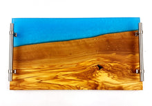 Olivewood Epoxy Resin Serving Tray