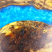 Spalted Applewood Epoxy Resin River Coffee Table