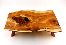 Live edge Applewood Epoxy Resin Display Table