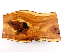 Live edge Applewood Epoxy Resin Display Table