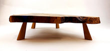 Live Edge Applewood Burl Epoxy Resin Display Table