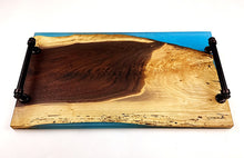 Figured Walnut Epoxy Resin Serving Tray