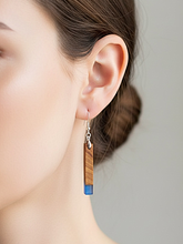 Applewood Epoxy Resin Earrings