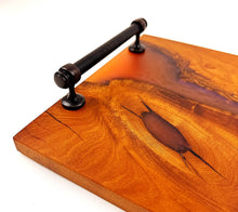 Cherry Epoxy Resin River Serving Tray