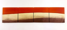 Walnut Epoxy Resin Coasters (set of 4)