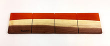 Walnut Epoxy Resin Coasters (set of 4)