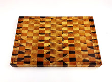 Walnut, Maple, Ash End Grain Cutting Board