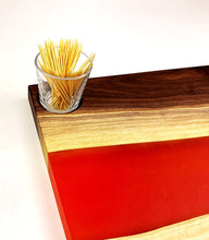 Walnut Epoxy Resin River Charcuterie Board