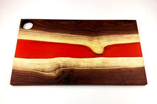 Walnut Epoxy Resin River Charcuterie Board