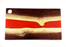 Walnut Epoxy Resin River Charcuterie Board