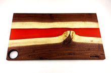 Walnut Epoxy Resin River Charcuterie Board