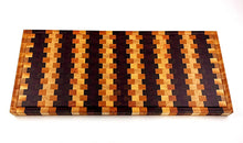 XL Walnut, Purple Heart, Cherry, Maple End Grain Cutting Board