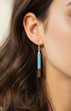 Applewood Epoxy Resin Earrings