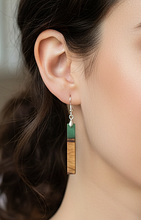 Applewood Epoxy Resin Earrings