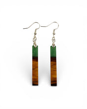 Applewood Epoxy Resin Earrings