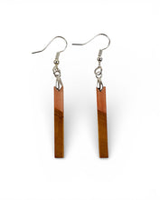 Olivewood Epoxy Resin Earrings