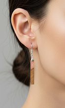 Olivewood Epoxy Resin Earrings