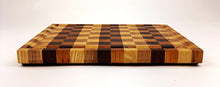 Walnut, Cherry, Maple, Ash End Grain Cutting Board