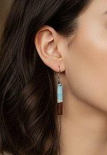 Applewood Epoxy Resin Earrings