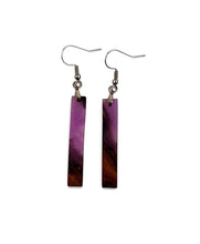 Applewood Epoxy Resin Earrings