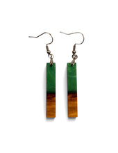 Applewood Epoxy Resin Earrings