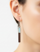 Applewood Epoxy Resin Earrings