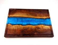 Tash's Custom Walnut Epoxy Resin River Cutting Board