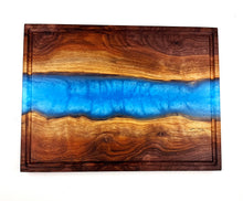 Tash's Custom Walnut Epoxy Resin River Cutting Board