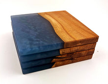 Applewood Epoxy Resin Coasters (set of 4)