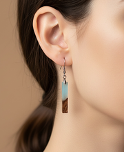 Applewood Epoxy Resin Earrings