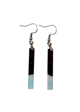 Walnut Epoxy Resin Earrings