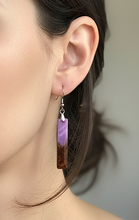 Applewood Epoxy Resin Earrings