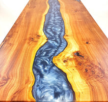 Custom Applewood Epoxy Resin River Coffee Table