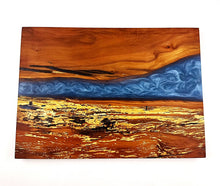Applewood Epoxy Resin River Charcuterie Board